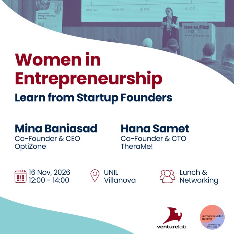 Women in Entrepreneurship – Learn from Startup Founders, Venturelab